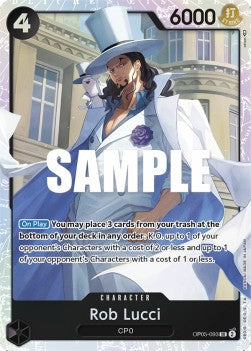 Rob Lucci (OP05-093) (V.1) OP05 Super Rare Near Mint Englisch
