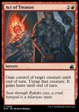Act of Treason RVR-99 Common Excellent Englisch