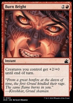 Burn Bright RVR-103 Common Near Mint Englisch