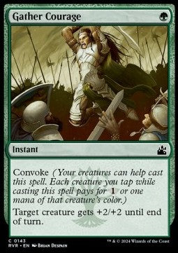 Gather Courage RVR-143 Common Near Mint Englisch