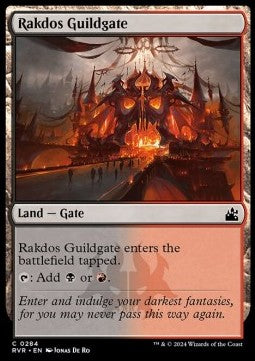 Rakdos Guildgate RVR-284 Common Excellent Englisch