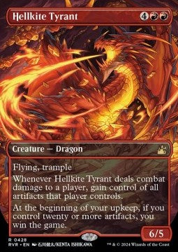 Hellkite Tyrant (V.2) XRVR-428 Rare Excellent Englisch