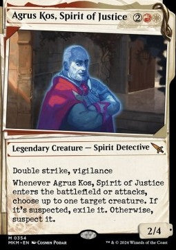 Agrus Kos, Geist der Gerechtigkeit (V.1) XMKM-354 Mythic Near Mint Deutsch