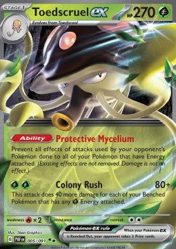 Toedscruel ex PAF-005 Double Rare Near Mint Englisch