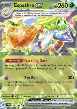 Espathra ex PAF-006 Double Rare Excellent Englisch