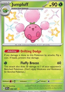Jumpluff PAF-098 Shiny Rare Excellent Englisch