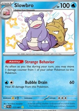 Slowbro PAF-117 Shiny Rare Excellent Englisch