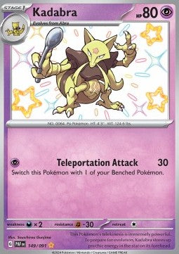 Kadabra PAF-149 Shiny Rare Near Mint Deutsch