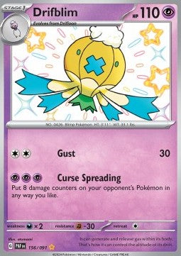 Drifzepeli PAF-156 Shiny Rare Near Mint Deutsch