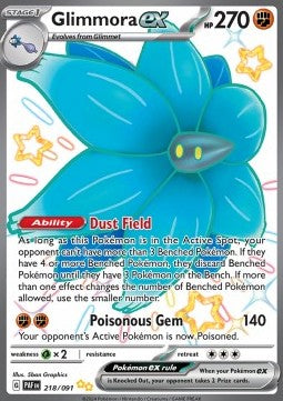 Glimmora ex PAF-218 Shiny Ultra Rare Excellent Englisch