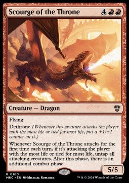 Scourge of the Throne MKC-160 Rare Excellent Englisch