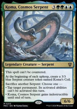 Koma, Cosmos Serpent MKC-213 Mythic Near Mint Englisch