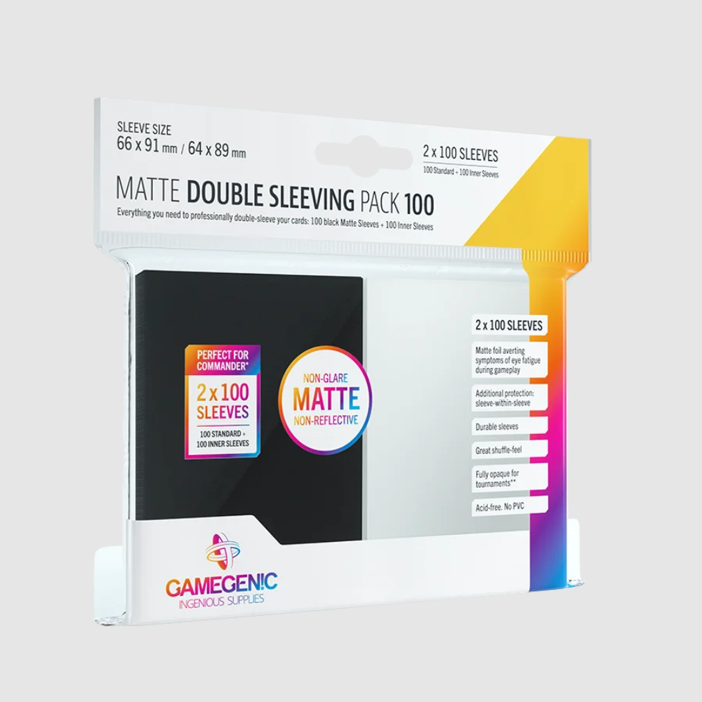 Gamegenic - Matte Double Sleeving Pack 100