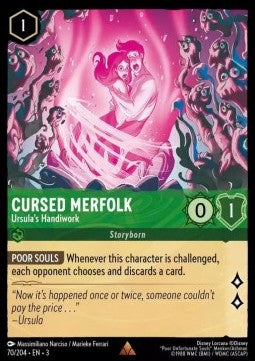 Cursed Merfolk - Ursula's Handiwork 3INK-70 Rare Excellent Englisch