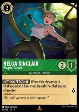 Helga Sinclair - Rachsüchtige Partnerin 3INK-75 Rare Near Mint Deutsch Foil