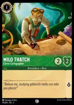 Milo Thatch - Kluger Kartograph 3INK-79 Common Near Mint Deutsch Foil