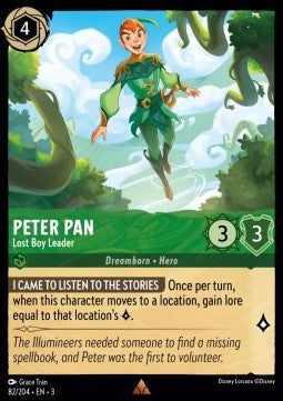 Peter Pan - Anführer der verwunschenen Kinder 3INK-82 Rare Near Mint Deutsch Foil