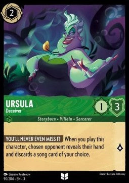 Ursula - Täuscherin 3INK-90 Uncommon Near Mint Deutsch Foil