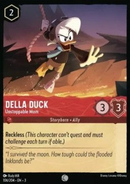 Della Duck - Unstoppable Mom 3INK-106 Common Excellent Englisch Foil