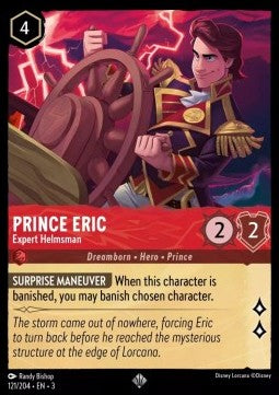 Prinz Eric - Erfahrener Steuermann 3INK-121 Super Rare Near Mint Deutsch Foil