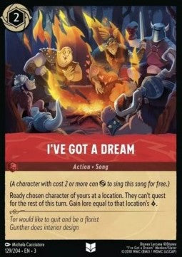 Ich Hab 'Nen Traum 3INK-129 Uncommon Near Mint Deutsch Foil