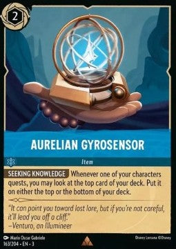 Aurelian Gyrosensor 3INK-163 Rare Excellent Englisch Foil