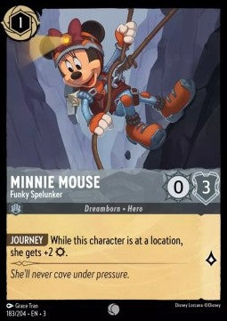 Minnie Maus - Flippige Höhlenforscherin 3INK-183 Common Near Mint Deutsch Foil