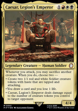 Caesar, Imperator der Legion PIP-1 Mythic Excellent Deutsch Foil
