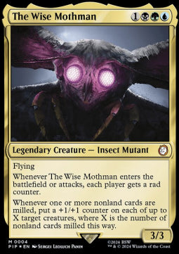 The Wise Mothman PIP-4 Mythic Near Mint Englisch Foil