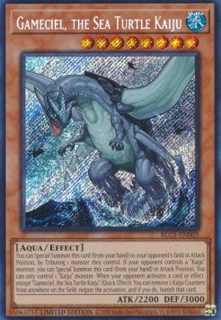 Gameciel, der Kaiju der Meeresschildkröte BLC1-005 Secret Rare Excellent Deutsch
