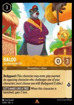 Baloo - von Bruinwald XIII 3INK-1 Rare Excellent Englisch