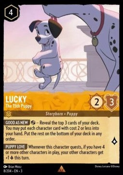 Lucky - Der 15. Welpe 3INK-8 Rare Near Mint Deutsch Foil