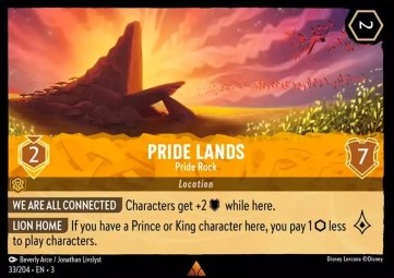 Pride Lands - Pride Rock (V.1) 3INK-33 Rare Near Mint Englisch