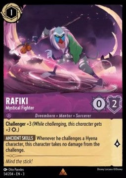 Rafiki - Mystischer Kämpfer 3INK-54 Rare Excellent Deutsch