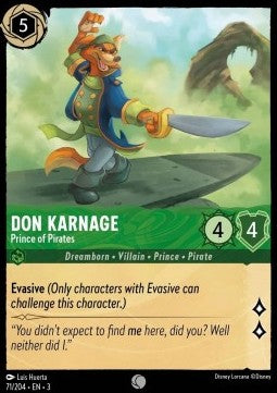 Don Kanaille - Piratenprinz 3INK-71 Common Near Mint Deutsch Foil