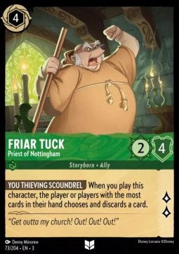 Bruder Tack - Pfarrer von Nottingham 3INK-73 Uncommon Near Mint Deutsch Foil