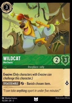 Wildkatz - Mechaniker 3INK-92 Uncommon Near Mint Deutsch Foil
