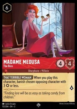 Madam Medusa - Die Chefin 3INK-112 Super Rare Near Mint Deutsch Foil