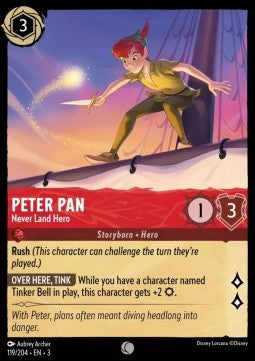 Peter Pan - Held aus Nimmerland 3INK-119 Common Near Mint Deutsch Foil