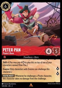 Peter Pan - Piratenfluch 3INK-120 Rare Near Mint Deutsch Foil