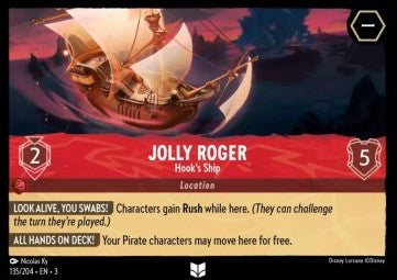 Die Jolly Roger - Hooks Schiff 3INK-135 Uncommon Near Mint Deutsch Foil