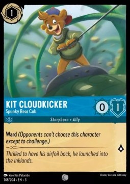 Kit Wolkenflitzer - Furchtloser Bärenjunge 3INK-148 Common Near Mint Deutsch Foil
