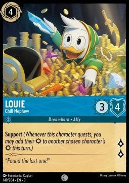 Louie - Chill Nephew 3INK-149 Common Near Mint Englisch Foil