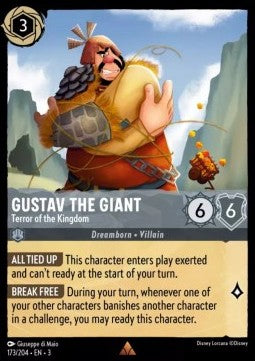 Gustav the Giant - Terror of the Kingdom 3INK-173 Rare Excellent Englisch