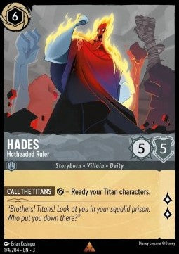 Hades - Hitzköpfiger Herrscher 3INK-174 Rare Near Mint Deutsch Foil