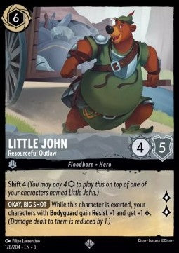 Little John - Raffinierter Gesetzloser 3INK-178 Super Rare Near Mint Deutsch Foil