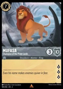 Mufasa - Champion of the Pride Lands 3INK-185 Rare Excellent Englisch
