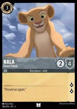 Nala - Treue Freundin 3INK-186 Uncommon Near Mint Deutsch Foil