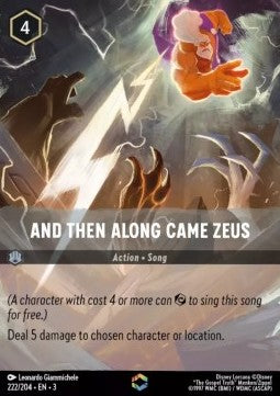 Dann Kam de Große Zeus 3INK-222 Enchanted Near Mint Deutsch Foil