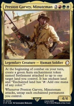 Preston Garvey, Minuteman PIP-8 Mythic Near Mint Englisch Foil